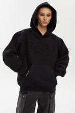 Худи коллаб граффити (чёрный)