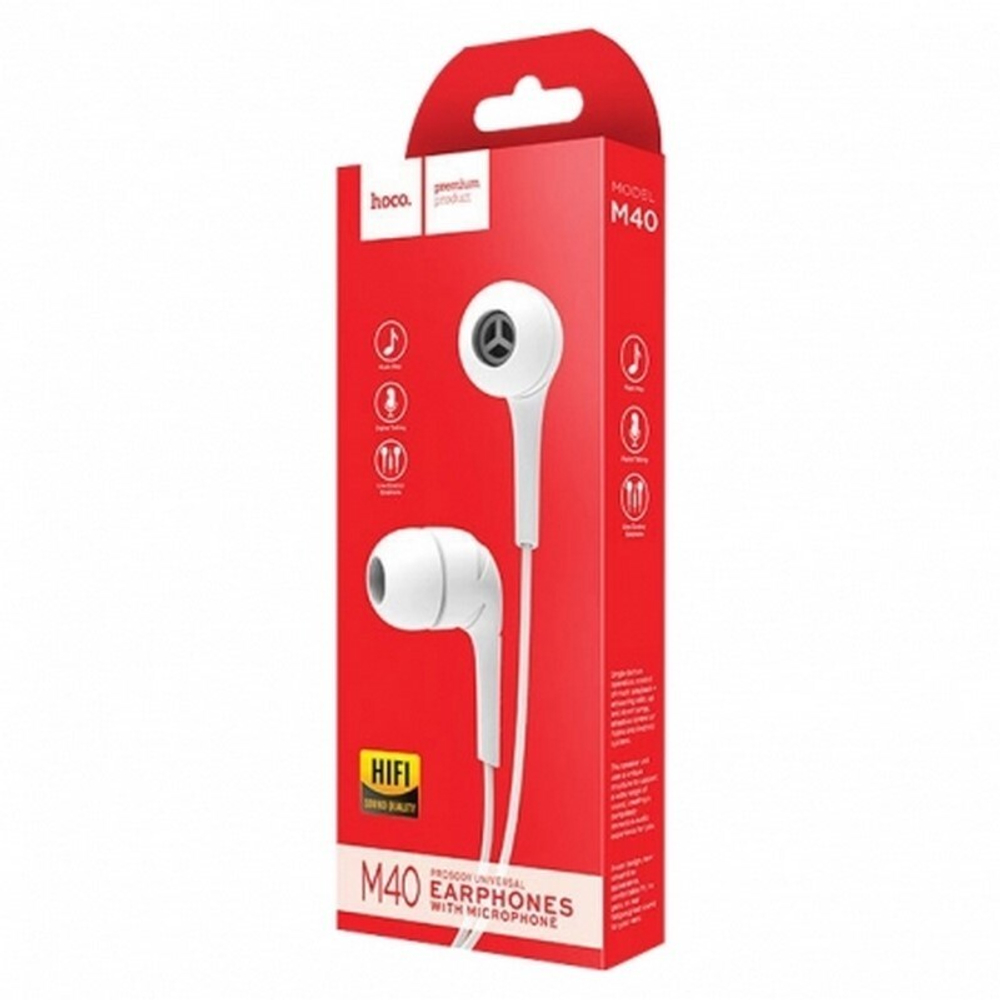 Наушники с микрофоном HOCO M40 (белый)