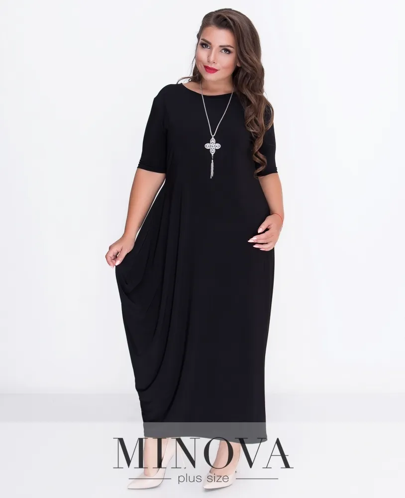 Платье 18-39-черный Minova