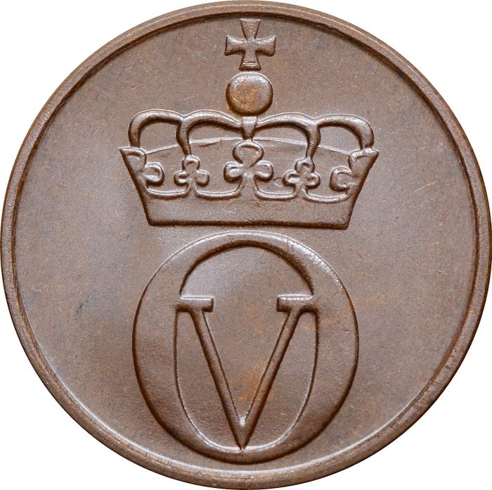 2 эре 1972 Норвегия UNC