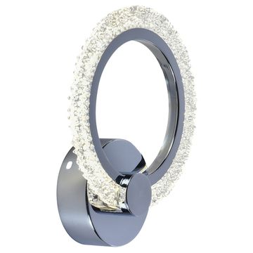 Настенный светодиодный светильник 14W 3000К-6000К 8003/1W CHR хром Profit Light