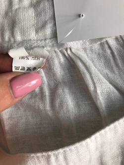 Блузка льняная практичная, визуально на 48/50 размер