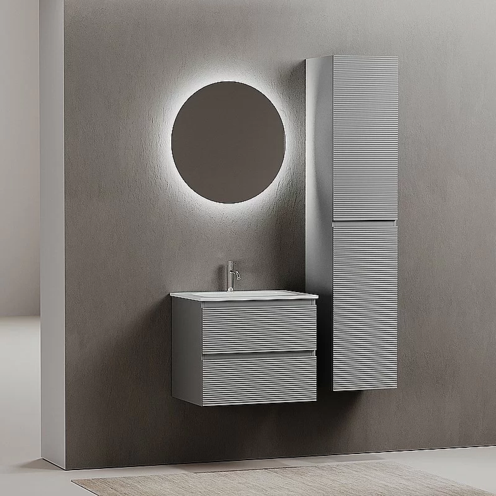 Тумба с раковиной Sancos Folk 60 FL60ES Ergraut soft