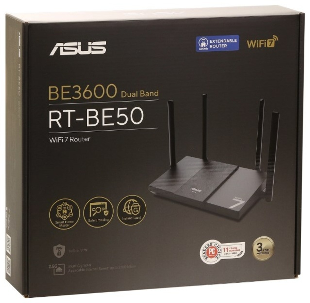 Маршрутизатор ASUS RT-BE50 (90IG09U0-MO3S00)