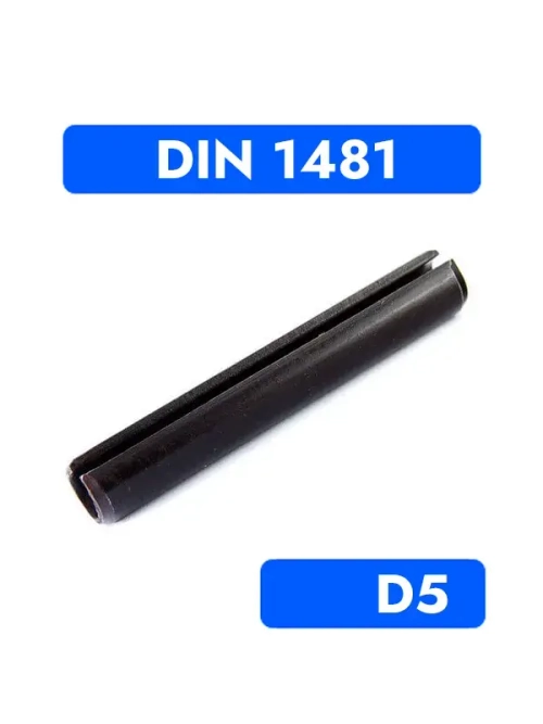 Штифт цилиндрический пружинный 5x30 DIN 1481 ГОСТ 14229 93 4 шт.