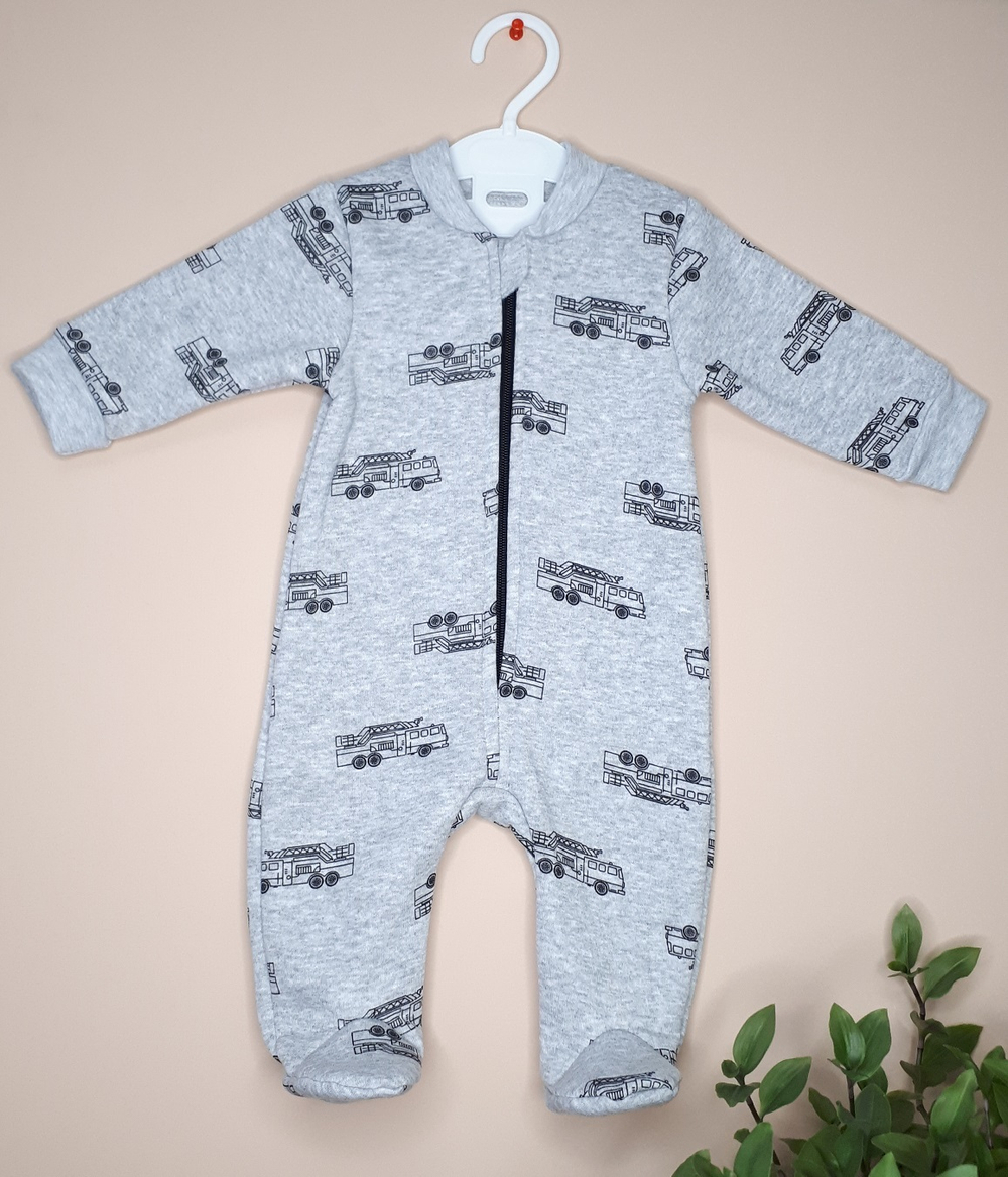 Комбинезон Пожарная машина 1 (серый)