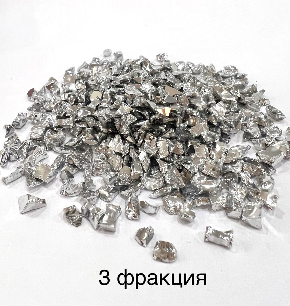 Стеклянная крошка Зеркальная всесторонняя фракция 3