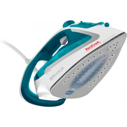 Утюг Tefal FV5718 Easygliss Plus, белый/бирюзовый