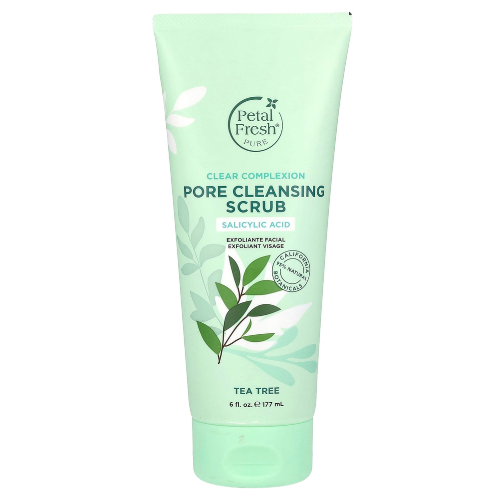 Petal Fresh, Pure, Clear Complexion, скраб для очищения пор, чайное дерево, 177 мл (6 жидк. унций)