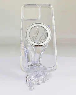 Чехол Anker MagGo Magnetic Case with Stand для Apple IPhone 16 Pro Белый (Aurora White)