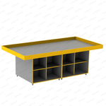 Стол для соревнований и занятий по робототехнике на колёсах с открытыми ячейками СТАНДАРТ