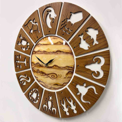 Настенные большие часы CL-50-1-Zodiac Castita