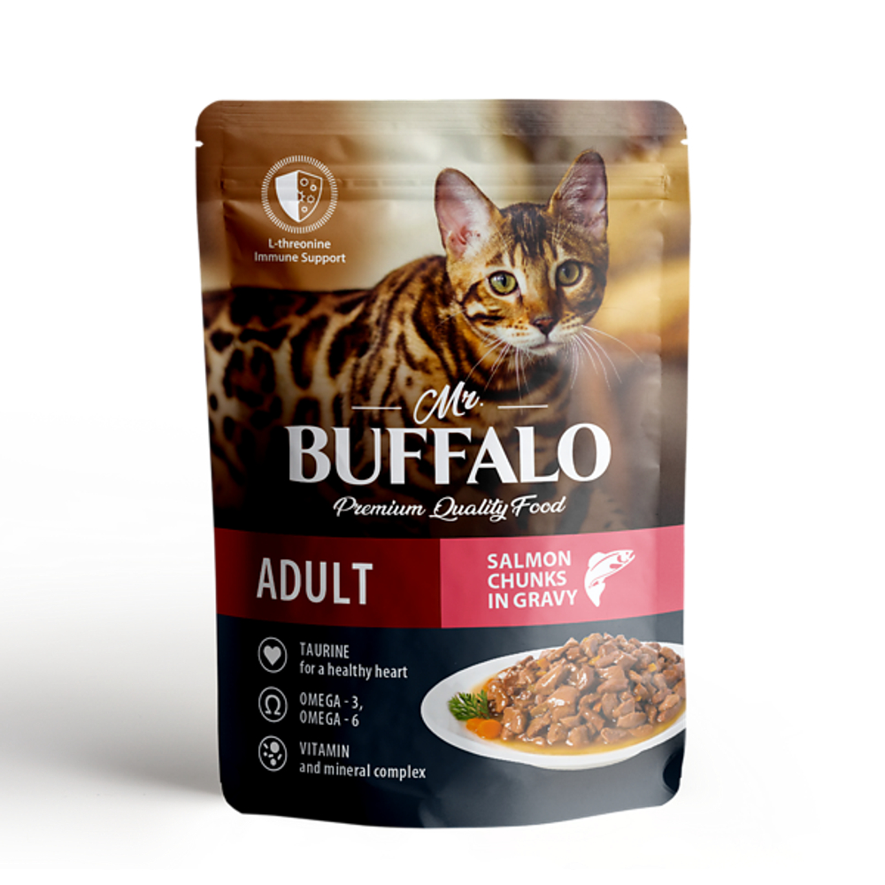 Mr.Buffalo 85г ADULT HAIR&SKIN лосось в соусе