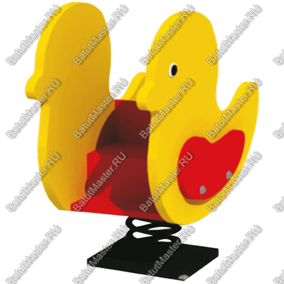 Детская качалка на пружине для игровых площадок "Жёлтая Птичка"