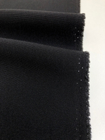 Креп, черный шелк c эластаном