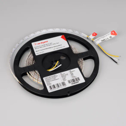 Светодиодная лента UL-A168-8mm 24V White-MIX-CX2 (18 W/m, IP20, 5m) (Arlight, резка 2 светодиода) 058087