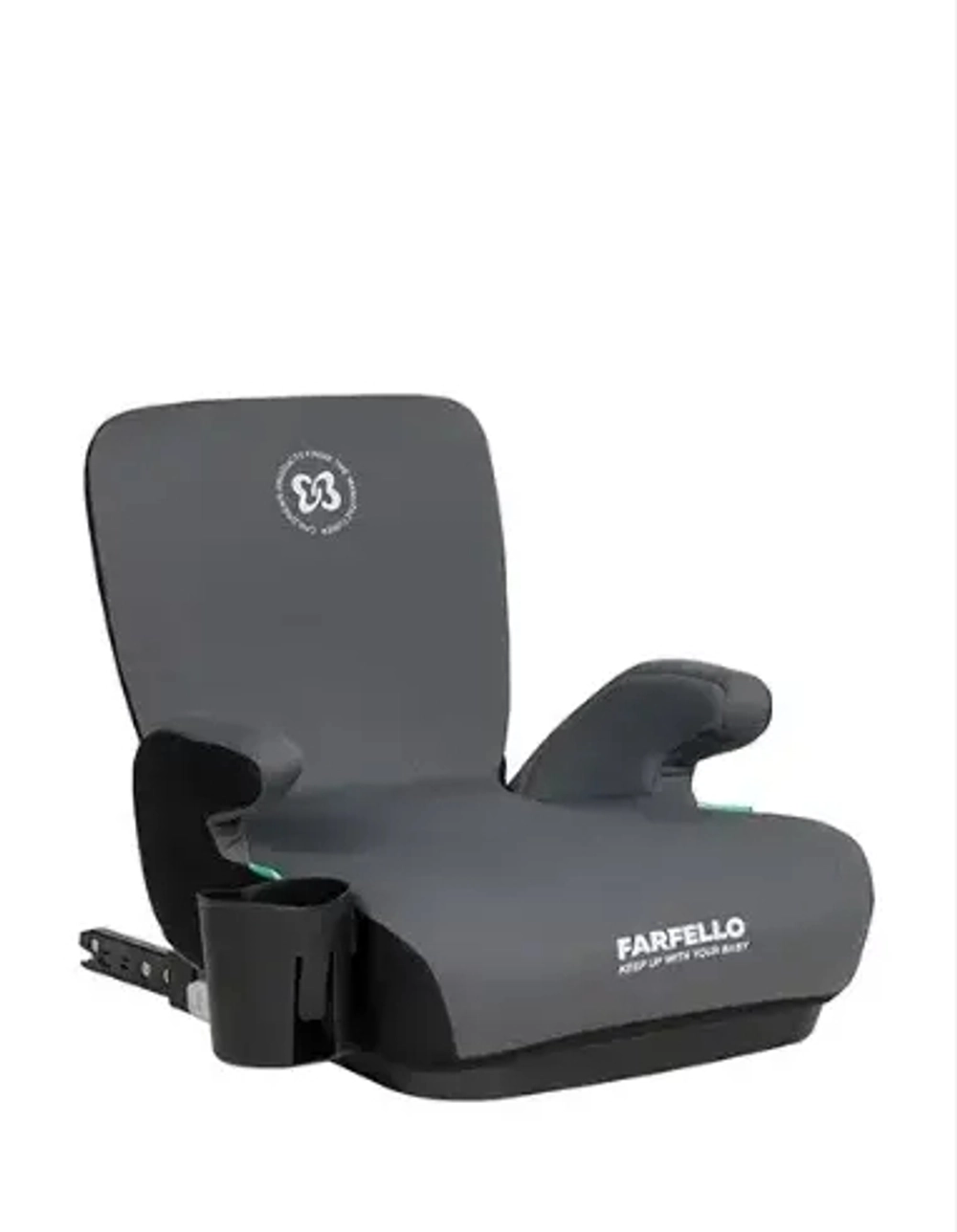 Автокресло бустер Farfello Le10 Isofix группа 3 (22-36кг) Серо-черный