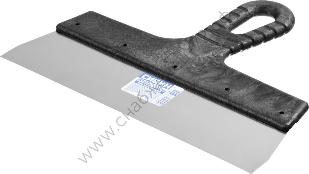 СИБИН 250 мм, пластиковая ручка, нержавеющий, Фасадный шпатель (10079-250)