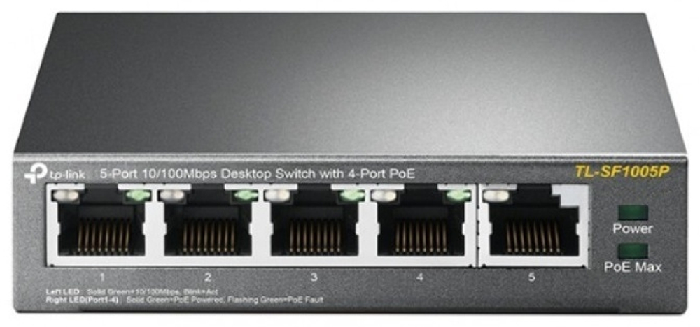 Коммутатор TP-LINK TL-SF1005P V5.0
