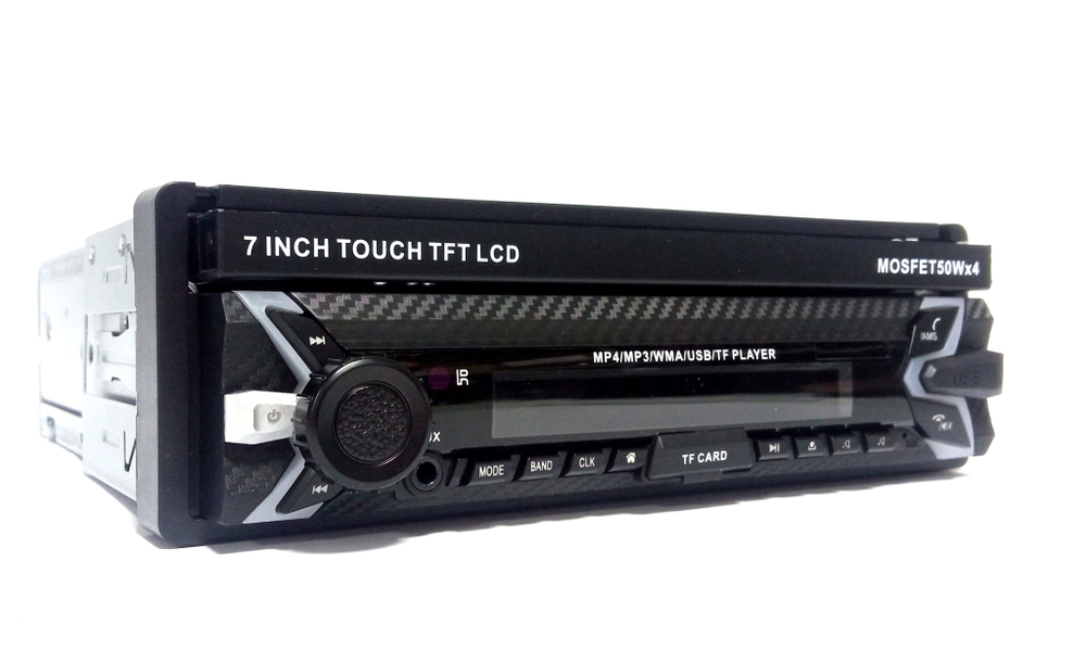 Автомагнитола Bos-Mini S776P5 7"/MP5/BT/1Din Выездной экран.
