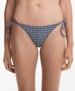 OYSHO Жаккардовые плавки-бикини средней посадки, темно-синий