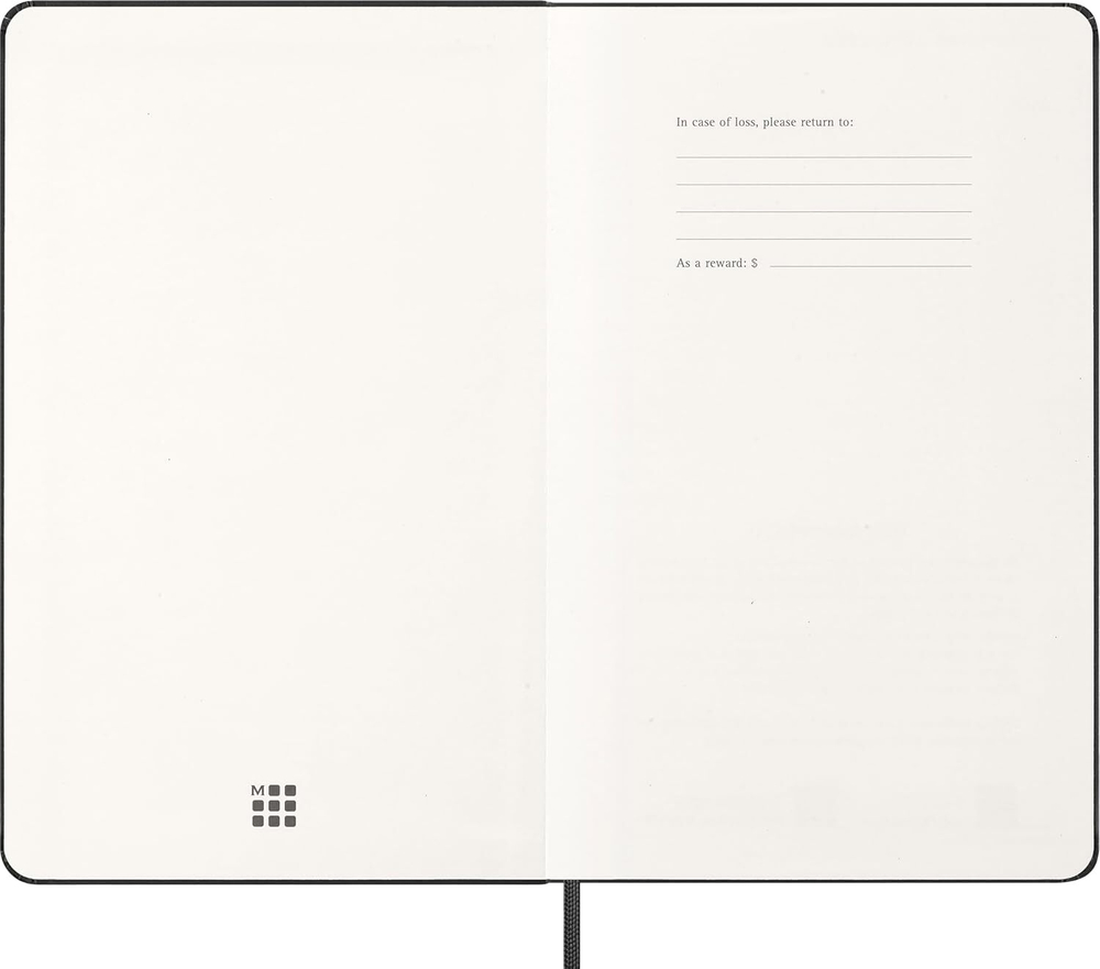 Еженедельник Moleskine Classic Weekly Horizontal (DHB12WH3) 13х21см твердая обложка черный