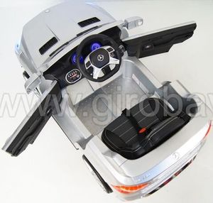 Детский электромобиль River Toys MERCEDES-BENZ ML350 серебристый