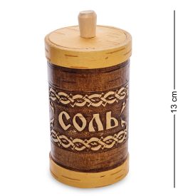 BST-318/ 2 Туесок «Соль» мал. (береста)