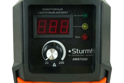 Сварочный инвертор Sturm 200А, ПВ 60%, 170-250В, HotStart/AntiStick/ArcForce AW97I200