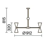 Подвесной светильник Maytoni MOD108PL-14WG