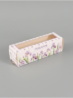 Коробка складная с окном «Подарок для тебя», 5.5×18×5.5 см, 10908537, Россия