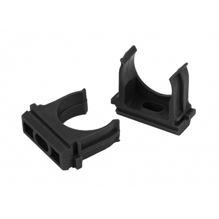 Крепеж-клипса ЭРА CLIP-20-B для трубы черная d20мм 100шт