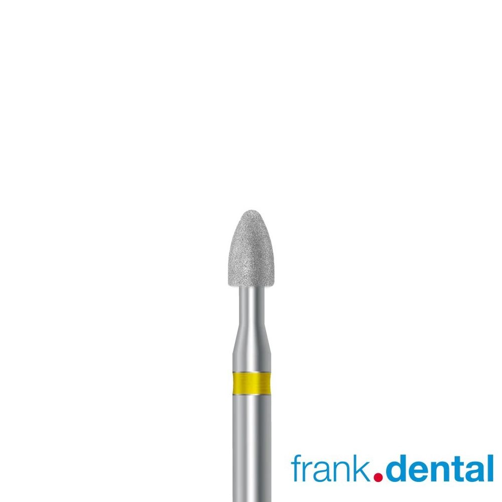 Бор алмазный желтый Frank Dental типа FG - D.390.021.C.FG