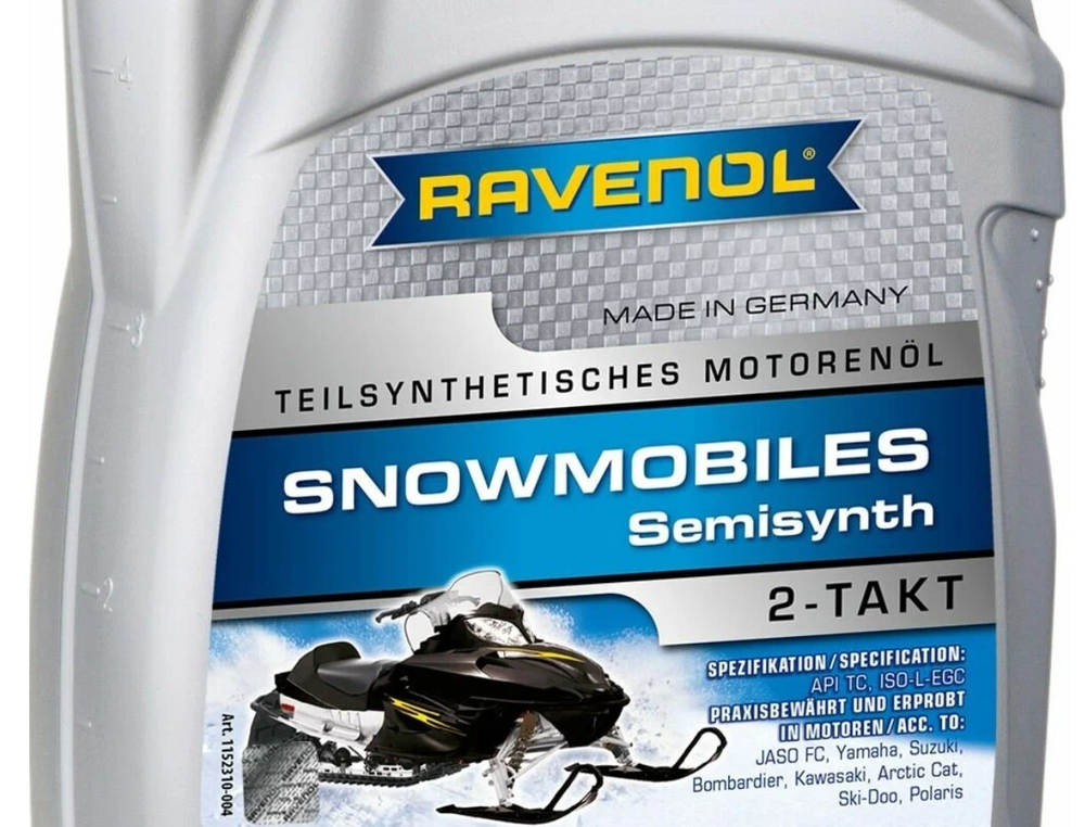 Масло для 2-Такт снегоходов RAVENOL Snowmobiles Teilsynth