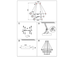 Ambrella Подвесной светодиодный светильник LineTech FL5511