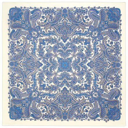 Павловопосадский платок Журчание реки 2038-1