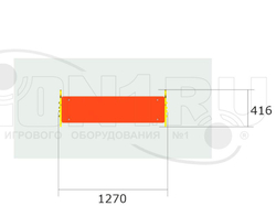 Скамейка детская Кит М1 СП220 для игровой площадки