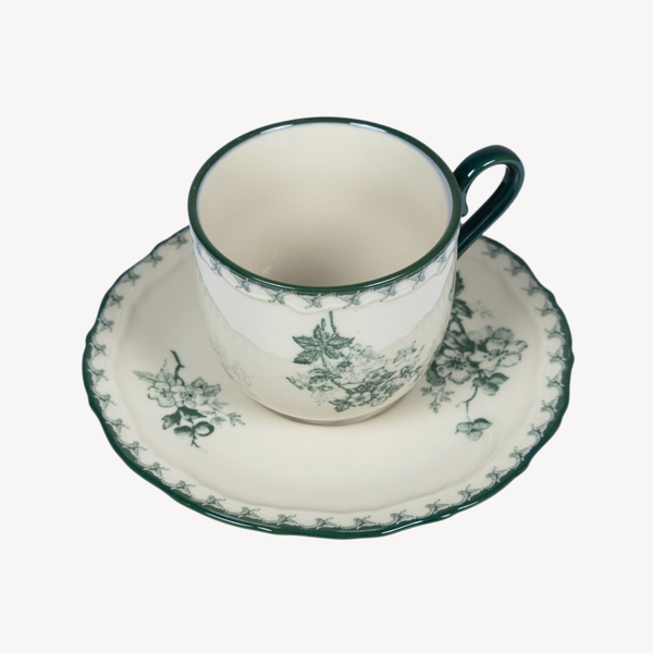 Чайная пара 210мл Дымов Керамика Цветущий боярышник