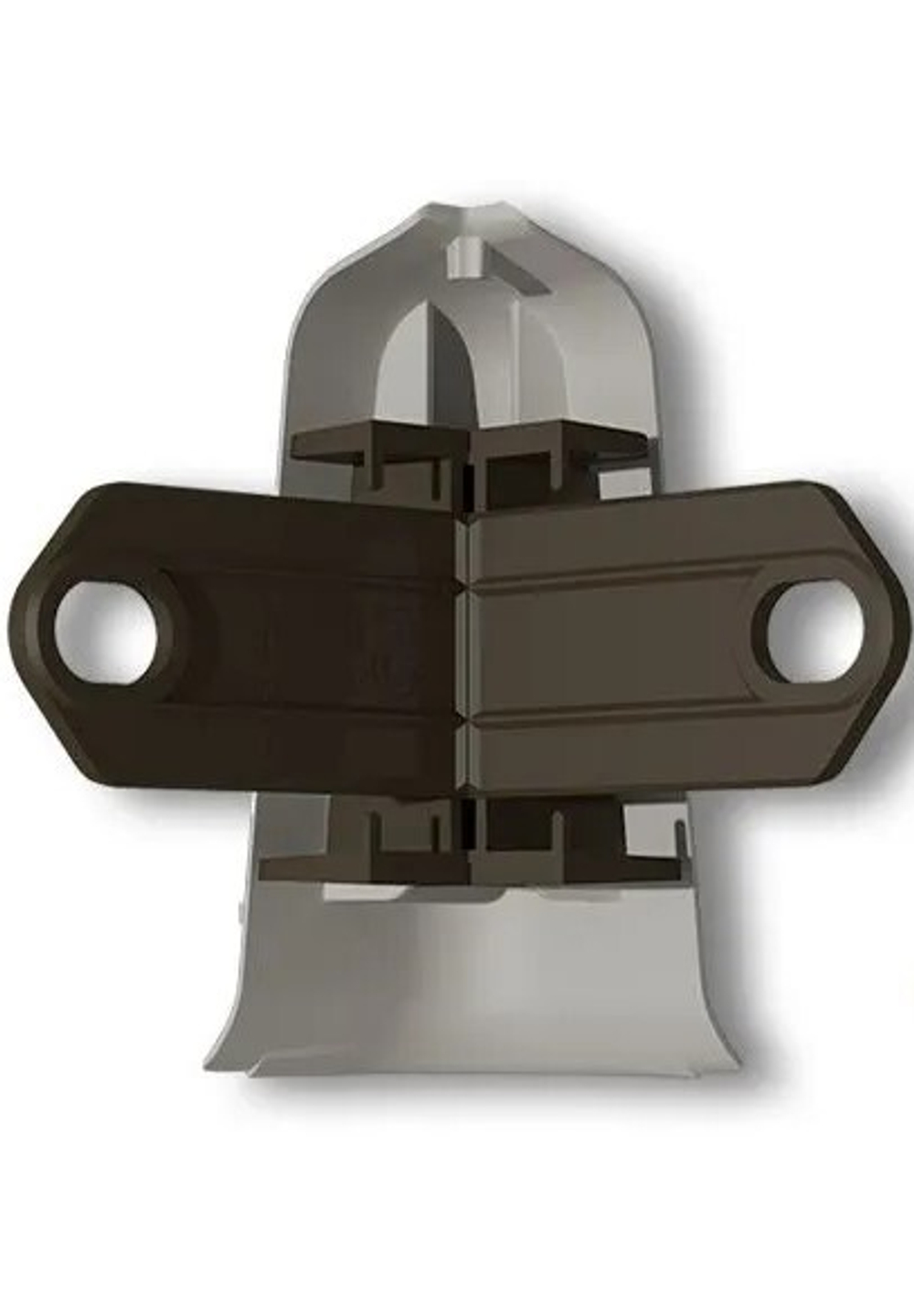 Угол наружный с крепежом для плинтуса 55мм "Деконика" 547 Лофт светло-серый