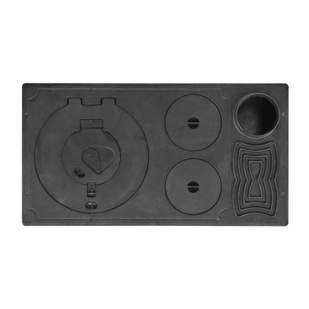 Дровяная кухонная печь Simge Soba 304 Brown