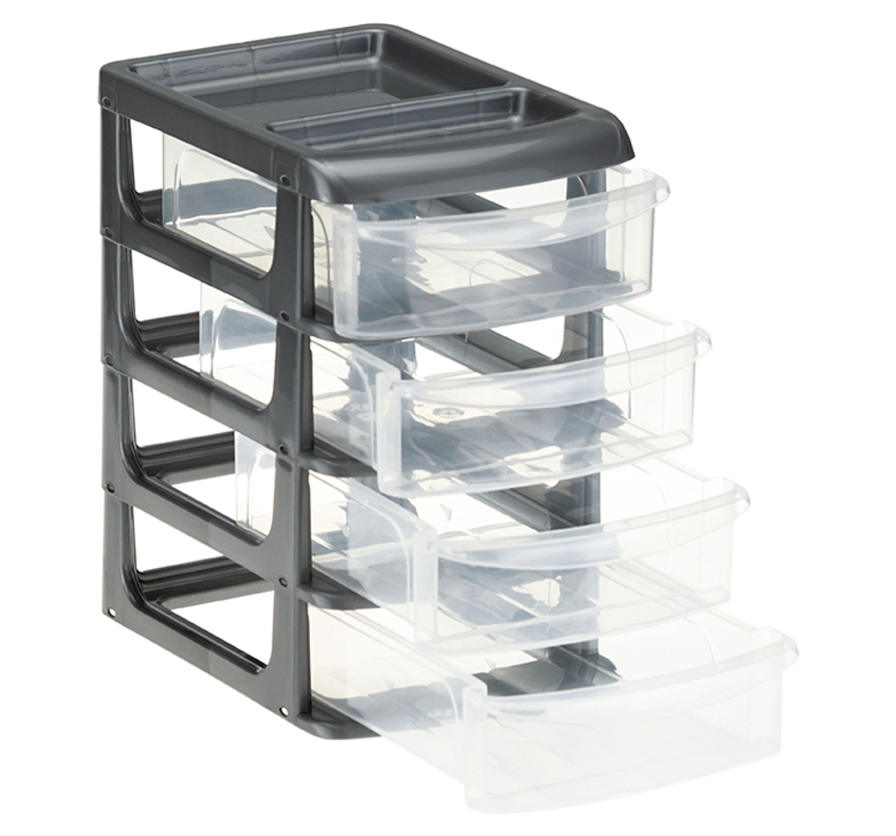 Бокс унив. малый 4секции (мини-комод), М2764