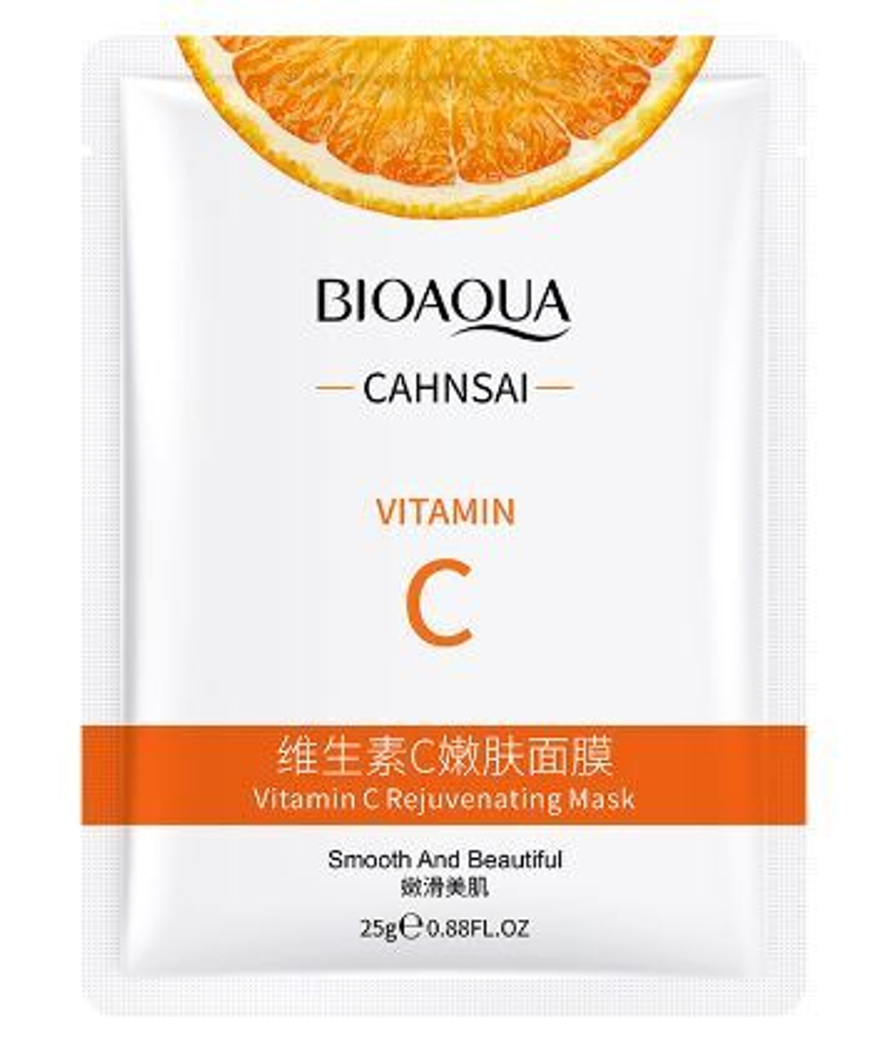 BIOAQUA Маска-салфетка для лица с витамином С
