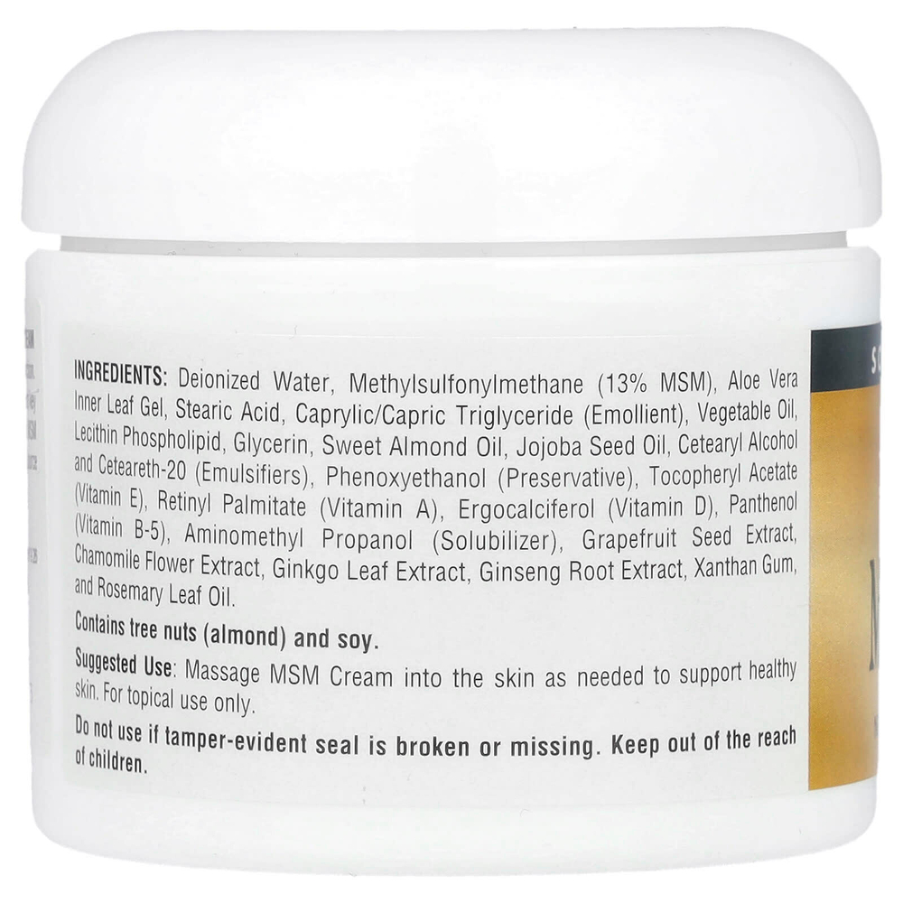 Source Naturals, Крем с МСМ, 113,4 г (4 унции)
