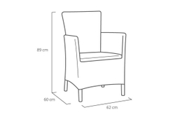 Стул-кресло Montana, серый