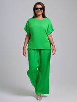 Блузка Летний драйв-4 Виотекс ЯРКО-ЗЕЛЁНЫЙ