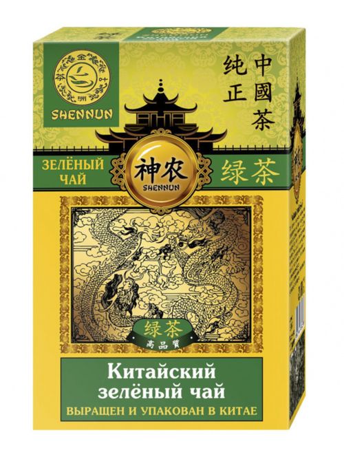 Чай зеленый Shennun крупнолистовой 100 г