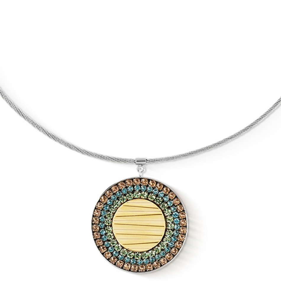 Колье Coeur de Lion Multicolour Pastel Silver 2037/10-1580
