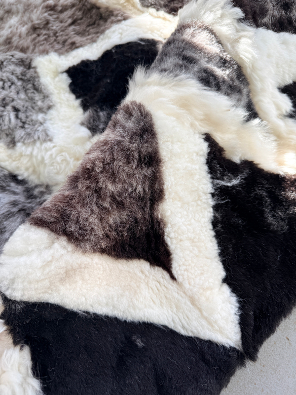 Ковер шкура натуральная овчина меховой