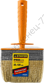 STAYER UNIVERSAL MINI 3х12 см, светлая натуральная щетина, пластмассовый корпус, Макловица, PROFESSIONAL (0182-12)