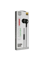 Наушники CB-52, проводные, вакуумные, микрофон, 1 м, Jack 3.